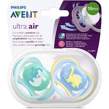 Chupete Avent Ultra Air + 18 Meses X2- Scf 349/11