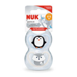 Chupete Space 0-6 Pinguino/zorro- Nuk