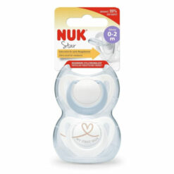 Chupete Nuk Star* X2- 0+