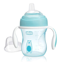 Vaso Chicco Transicion Cup- Pico De Silicona Y Asas- 200ml