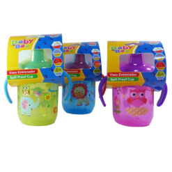 Vaso Antiderrame Con Pico Rigido, Tapa Y Asas- Babybee