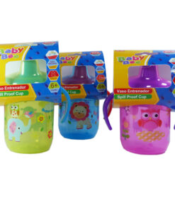 Vaso Antiderrame Con Pico Rigido, Tapa Y Asas- Babybee