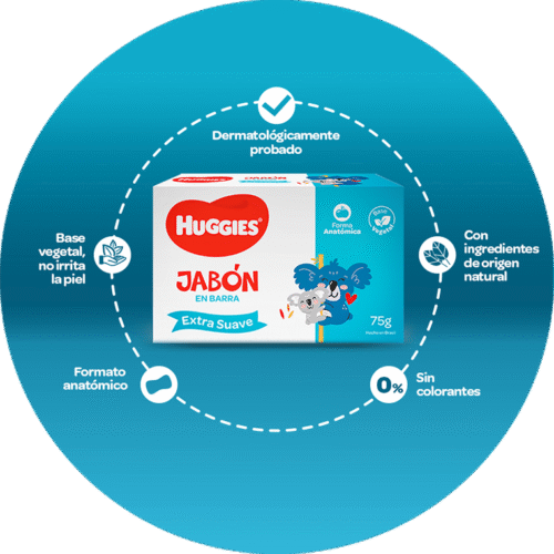 Jabon Extra Suave Huggies- 75gr (1)