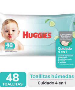 Toallitas Humedas 4 En 1 Huggies- X48