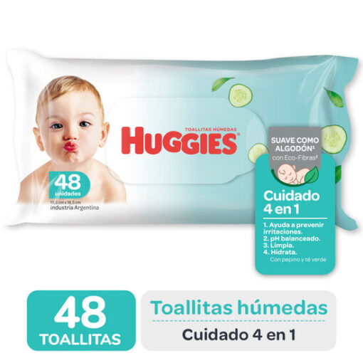 Toallitas Humedas 4 En 1 Huggies- X48