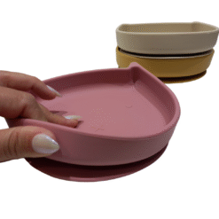 Plato de Silicona GATITO- Con Sopapa