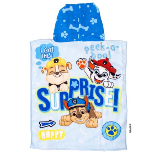 Poncho Paw Patrol Secado Rapido- Piñata (2)