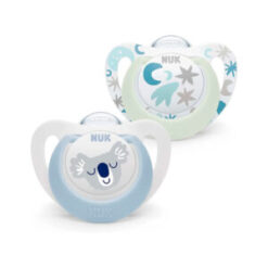 Chupete Nuk Star Luminoso Panda 0-6