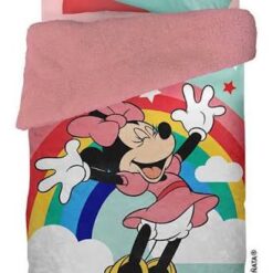 Frazada Con Corderito Minnie Piñata 1-1/2 Plaza
