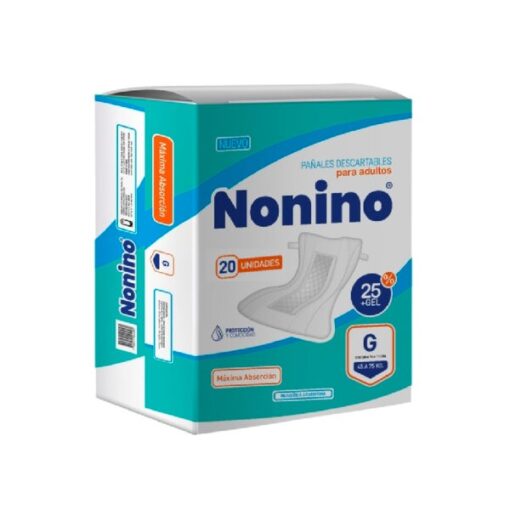 Pañal Recto Nonino G X 20