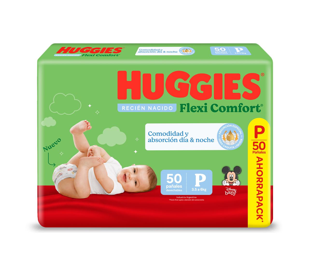 Pañal Huggies Flexi Confort P1- X50