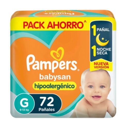 Pañal Pampers Babysan Hiperpack
