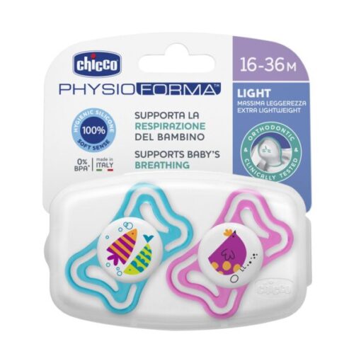 Chupete Chicco Physio Forma Light- Girl 16-36