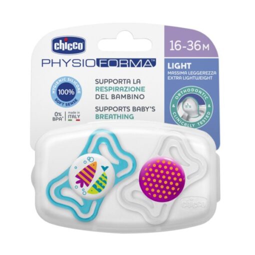 Chupete Chicco Physio Forma Light- Girl 16-36 (1)