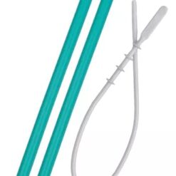 Flexi Straws Minikoioi- Green & Brush
