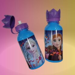 Botella De Aluminio 400ml Frozen