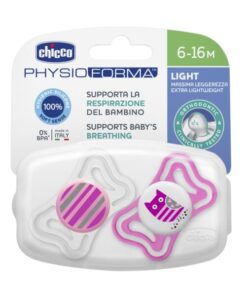 Chupete Chicco Physio Light- Girl 6-16