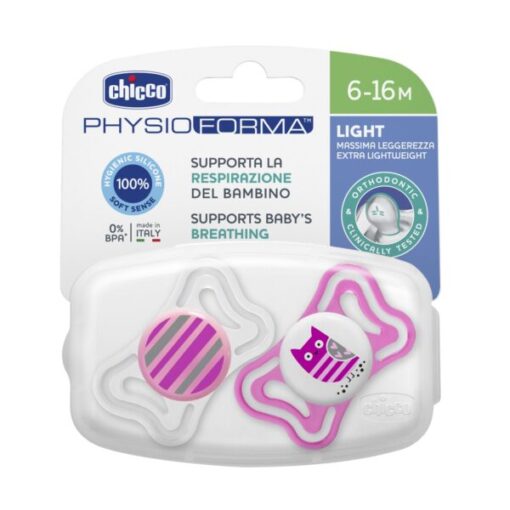 Chupete Chicco Physio Light- Girl 6-16