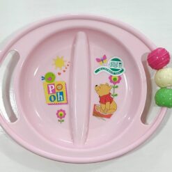 Plato Baby Pooh Abc Pelotas (rosa)