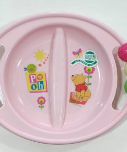 Plato Baby Pooh Abc Pelotas (rosa)