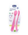 Cuchara De Silicona Chicco X2- Pink