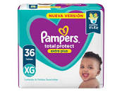 Pañal Pampers Total Protect Xg- X36