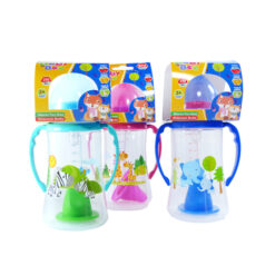 Mamadera +tetina + Boquilla Para Agua + Asas- 330ml