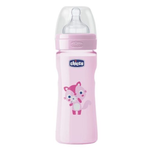 Mamadera Chicco Wellbeing X 250ml- Pink