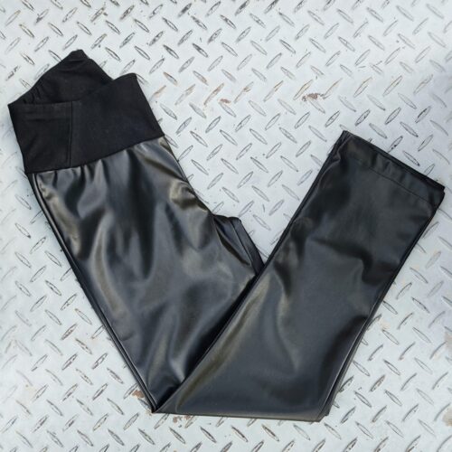 Pantalon Cuero Ecologico para Embarazada