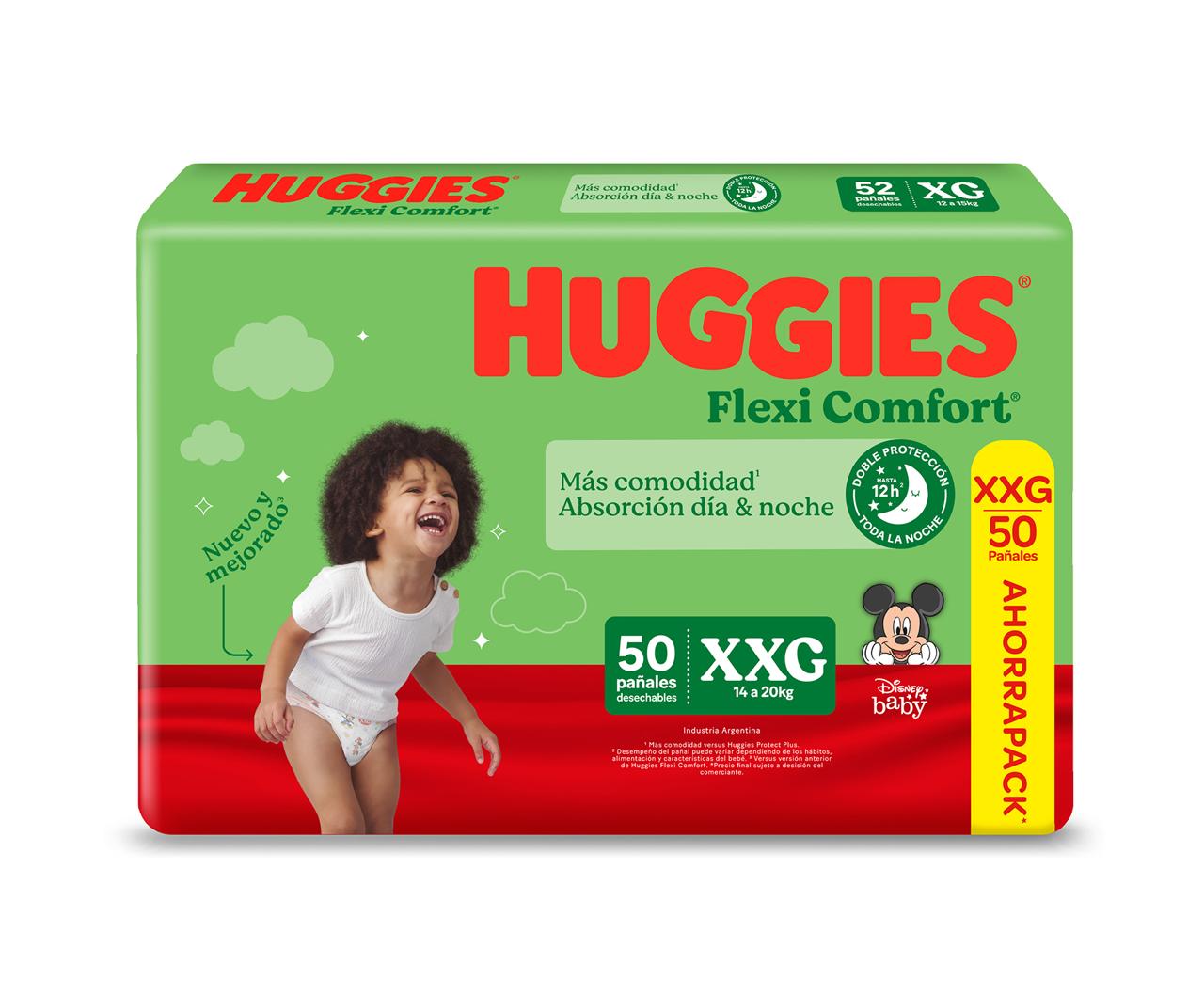 Pañal Huggies Flexi Confort Xxg X50