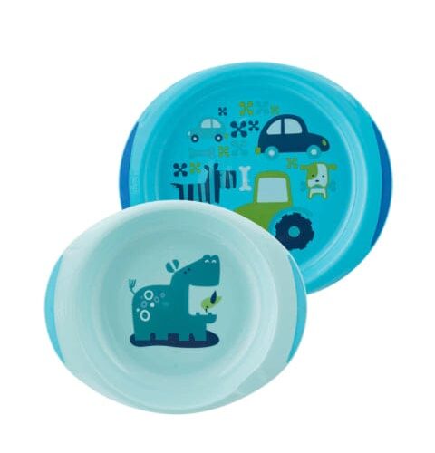 Set De Platos Chicco- Blue