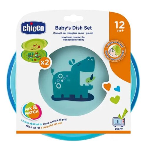 Set De Platos Chicco- Blue (2)