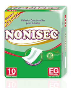 Pañal Recto Nonisec Xg X10