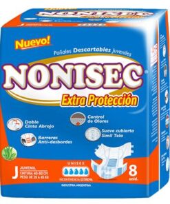 Pañal Juvenil Nonisec Premium X8