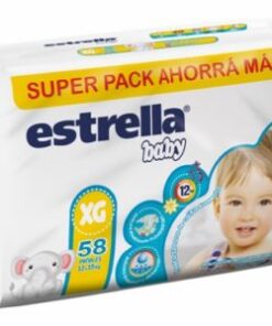 Pañal Estrella Superpack Xg X58