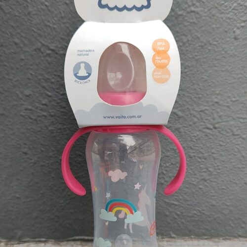 Mamadera Cinturada Fina- 250ml (con asas)