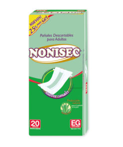 Pañal Recto Nonisec Xg 20 (verde)