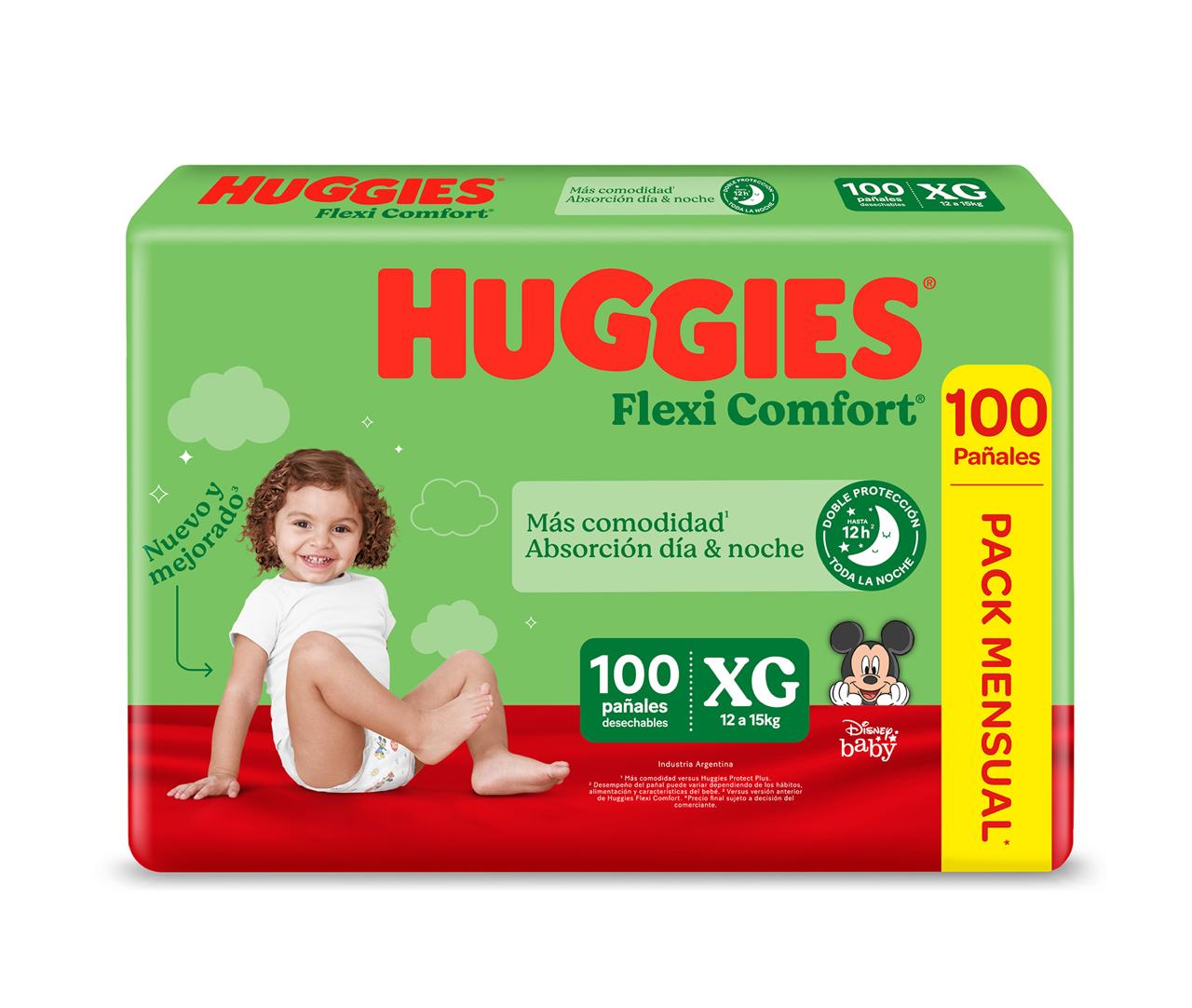 Huggies Flexi Confort Pack Mensual