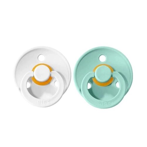Chupete Bibs Colour White/Mint 0-6
