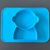 Plato de silicona MiniMat- Blue