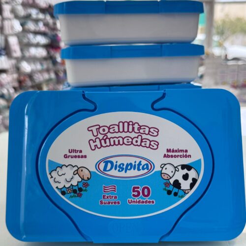 Toallita humedas ultra gruesas con caja contenedora