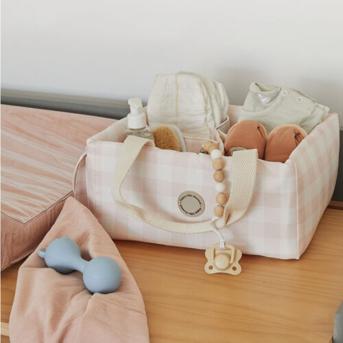 Organizador porta pañal- Pink