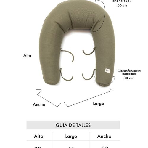 Almohadon de Lactancia- Oliva