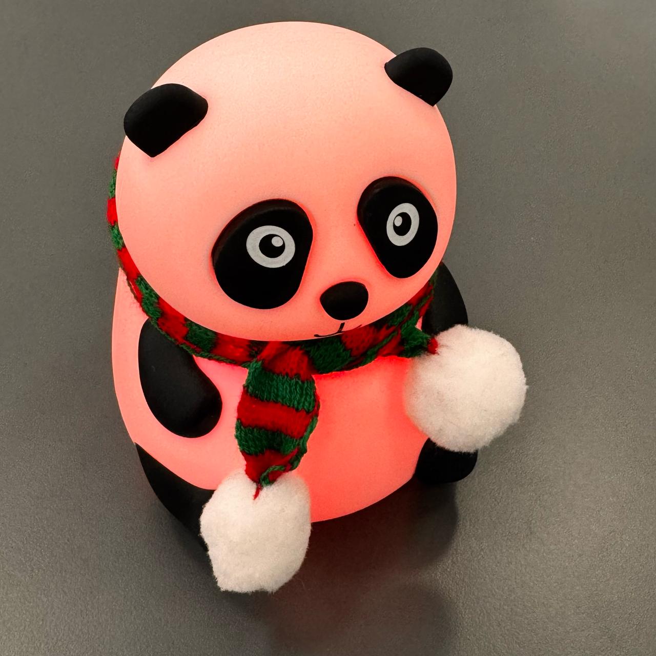Lampara Siliconada Oso Panda