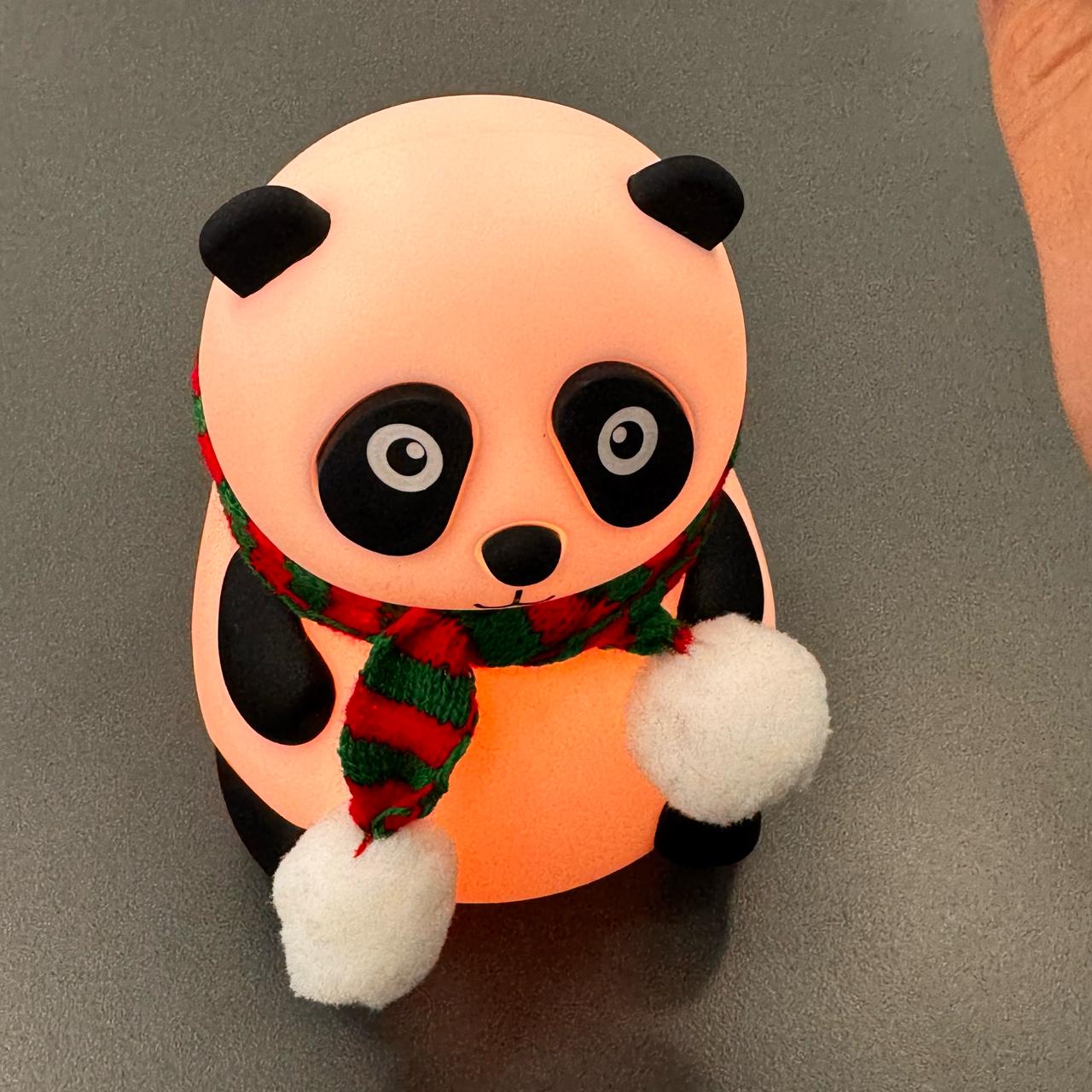 Lampara Siliconada Oso Panda