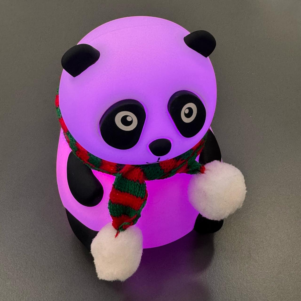Lampara Siliconada Oso Panda