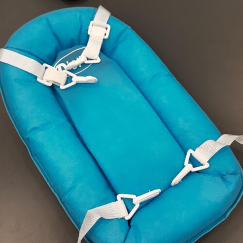 Colchon flotador para baño- Celeste
