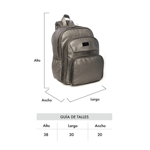 Mochila Praga- Gris