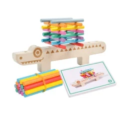 Cocodrilo de Madera Montessori