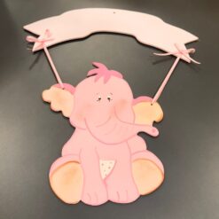 Cartel Elefante Pink